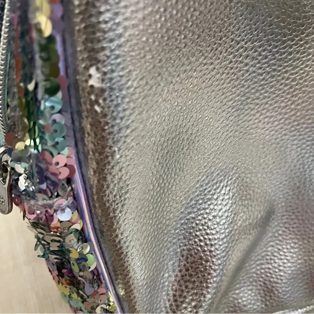 Justice Girls Sequin Backpack with Letter “P”